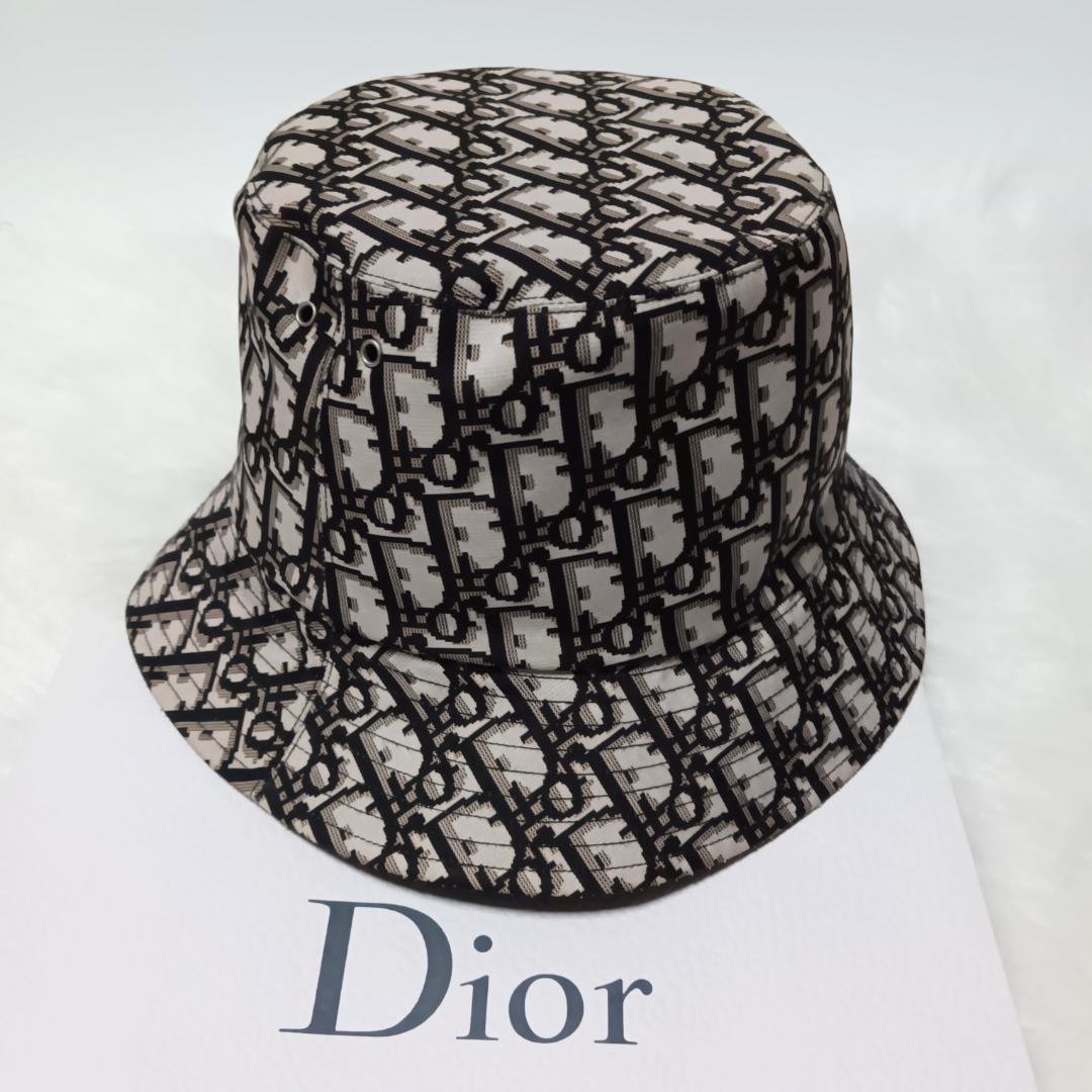 【美品】Dior リバーシブル トロッター バケットハット