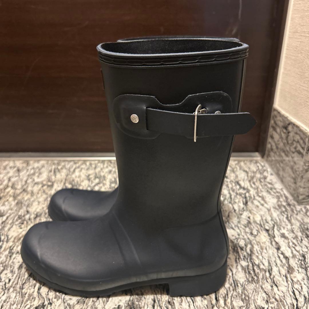 Hunter レインブーツ　ネイビー　25