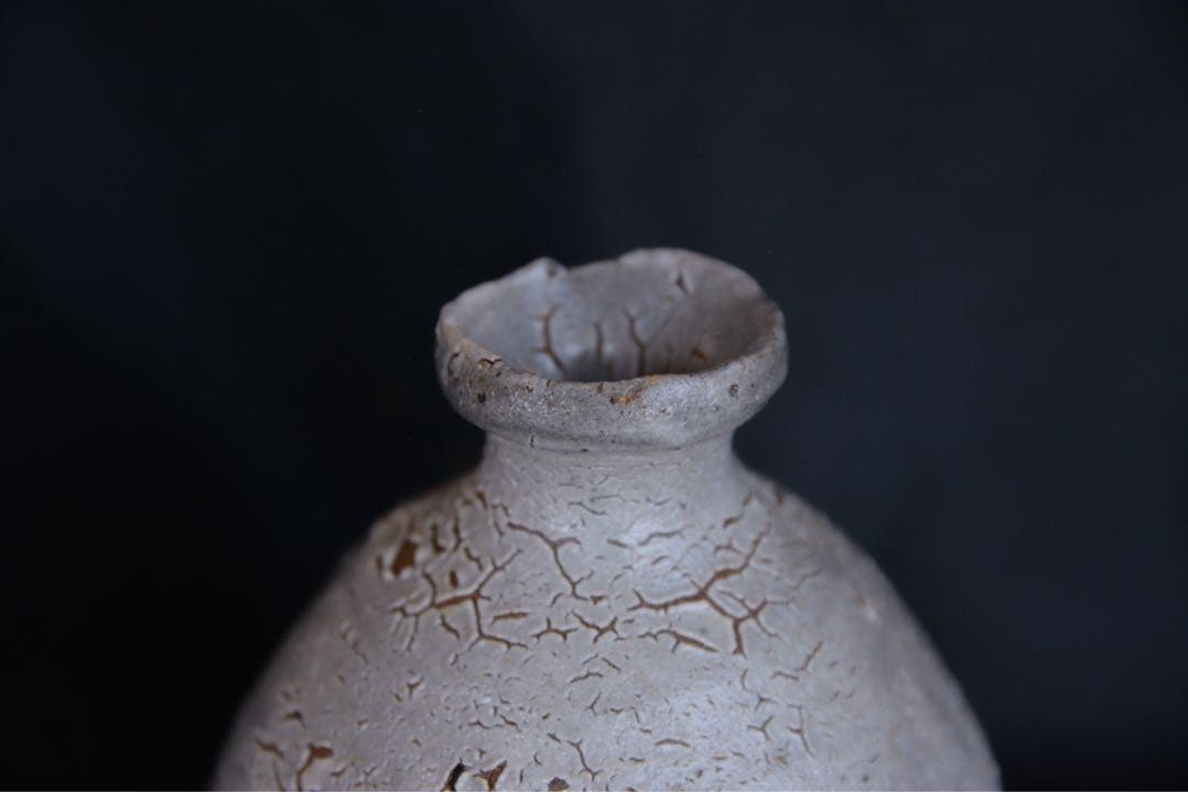 みつるつる様●【中川自然坊】絵唐津徳利