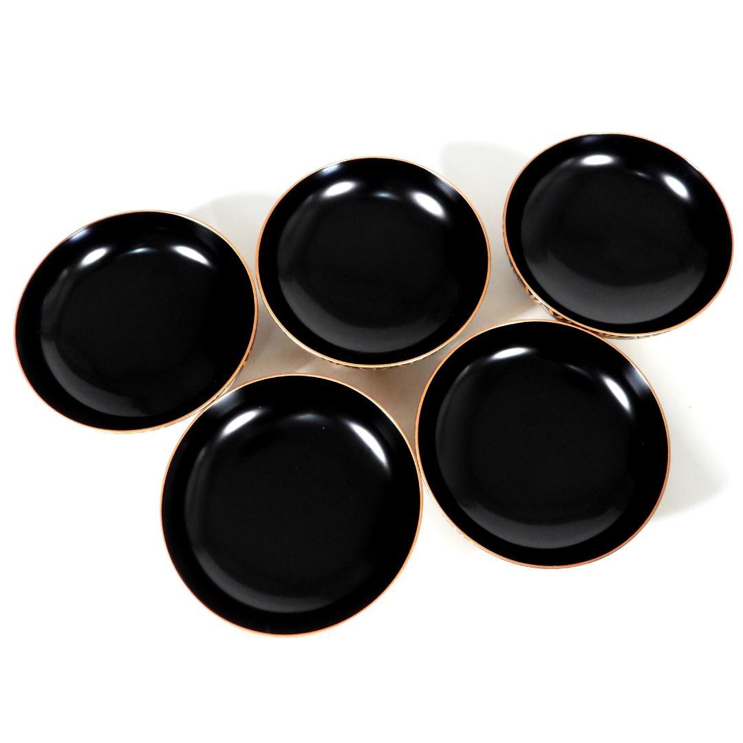 木田理平造 本金時代蒔絵 桐竹紋 吸物椀 五客 共箱