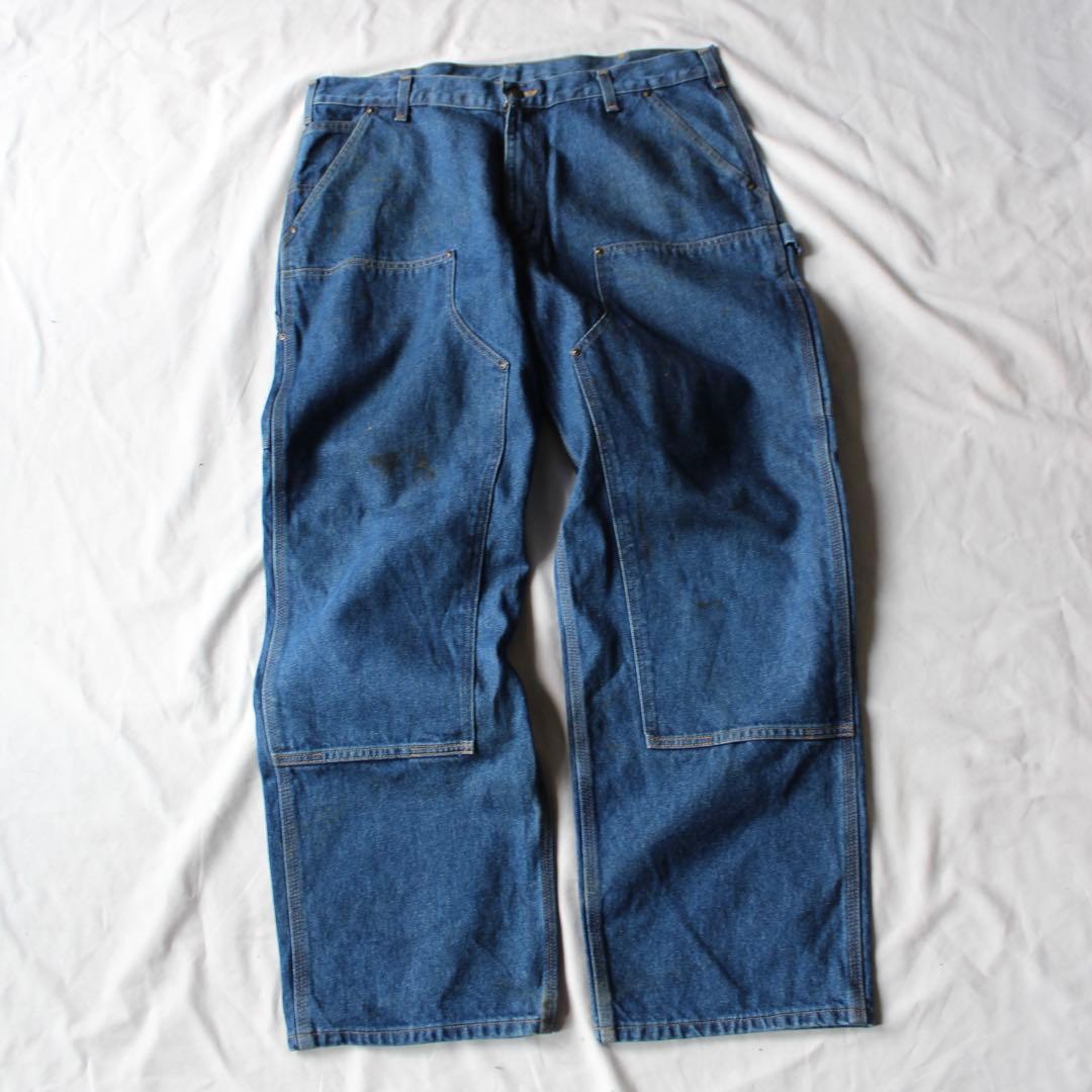 ゴールデンサイズ Carhartt ダブルニー ペインターパンツ デニム DNM
