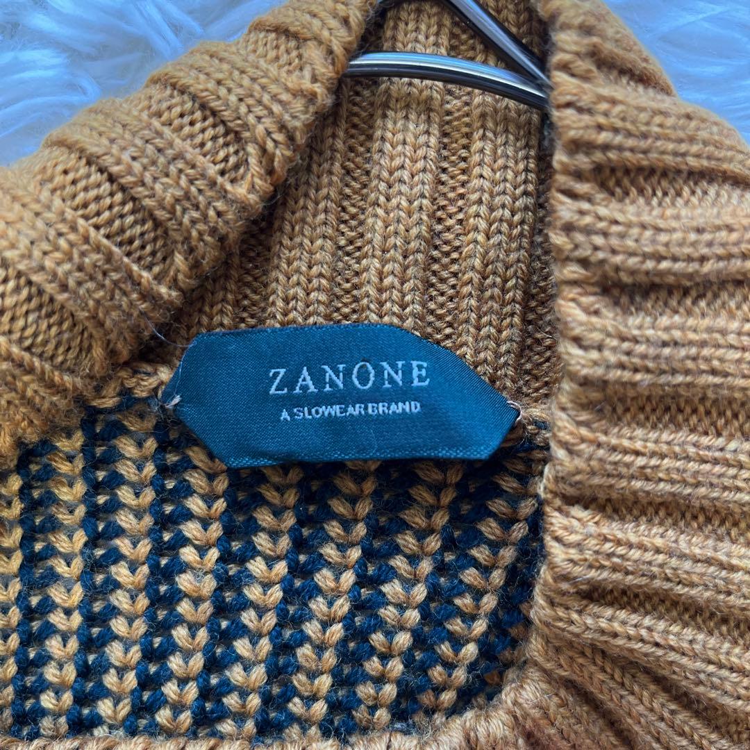 ZANONE ザノーネ ミドルゲージハイネックニット