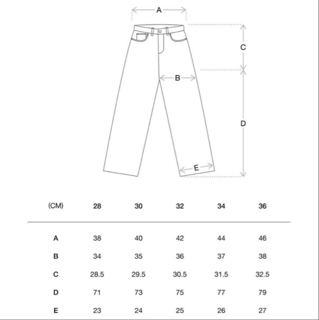 パンツ simply complicated SELVEDGE JEAN BLACK