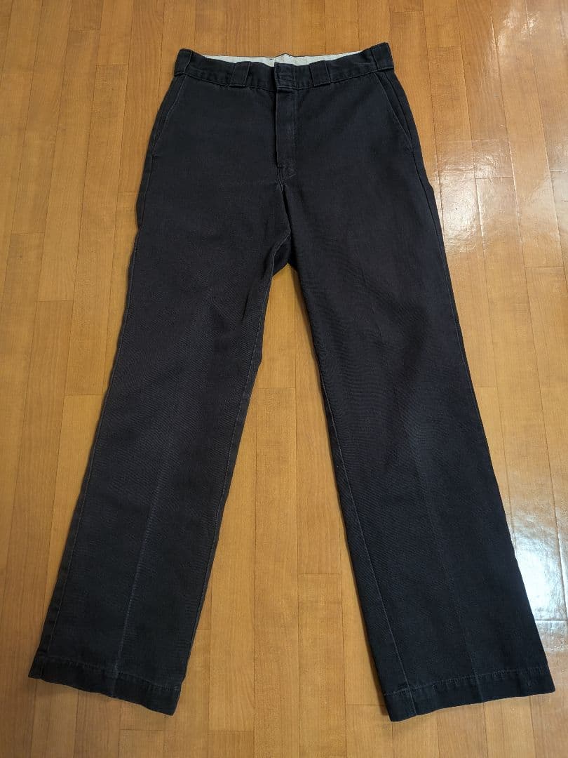 Dickies 90s 874BK USA製 ブラックフェード TALON 墨黒