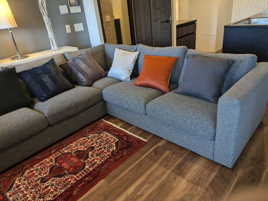 イケア　IKEA VIMLE ヴィムレコーナーソファ、ミディアムグレー2/2