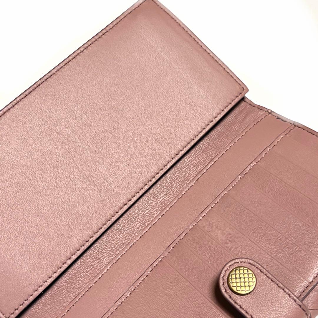 BOTTEGA VENETA 長財布 イントレチャート バタフライ 美品 未使用