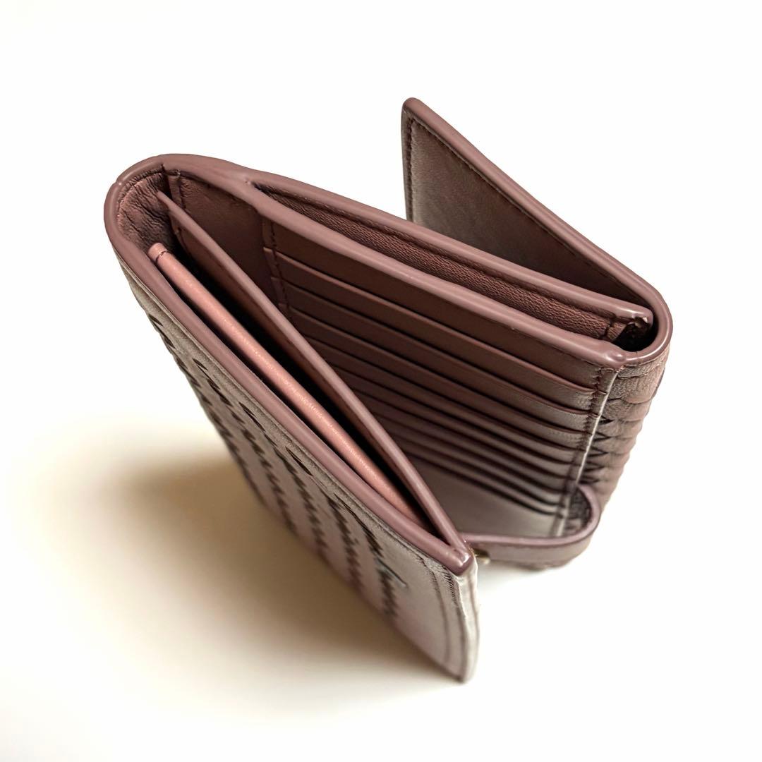 BOTTEGA VENETA 長財布 イントレチャート バタフライ 美品 未使用