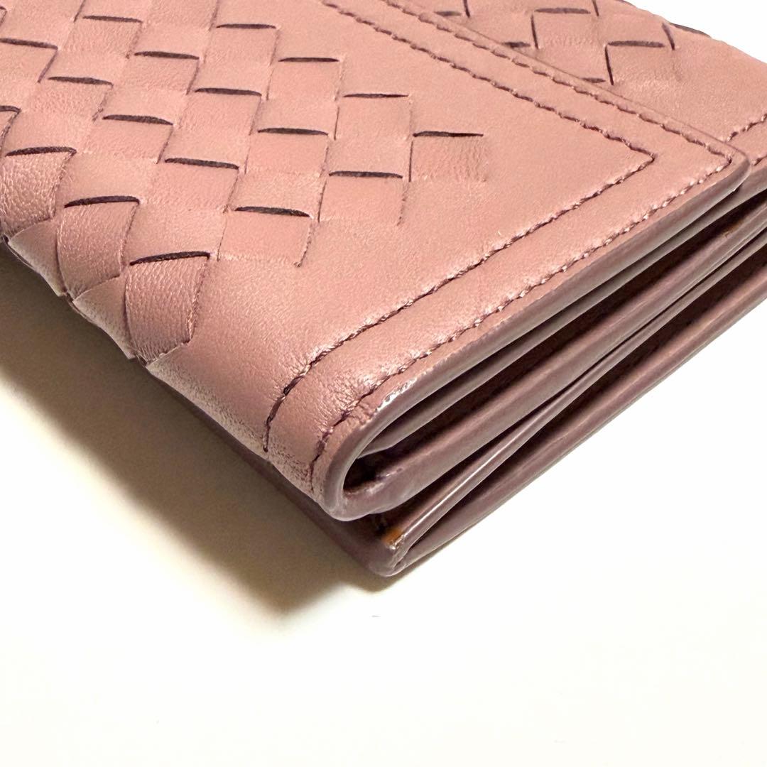 BOTTEGA VENETA 長財布 イントレチャート バタフライ 美品 未使用