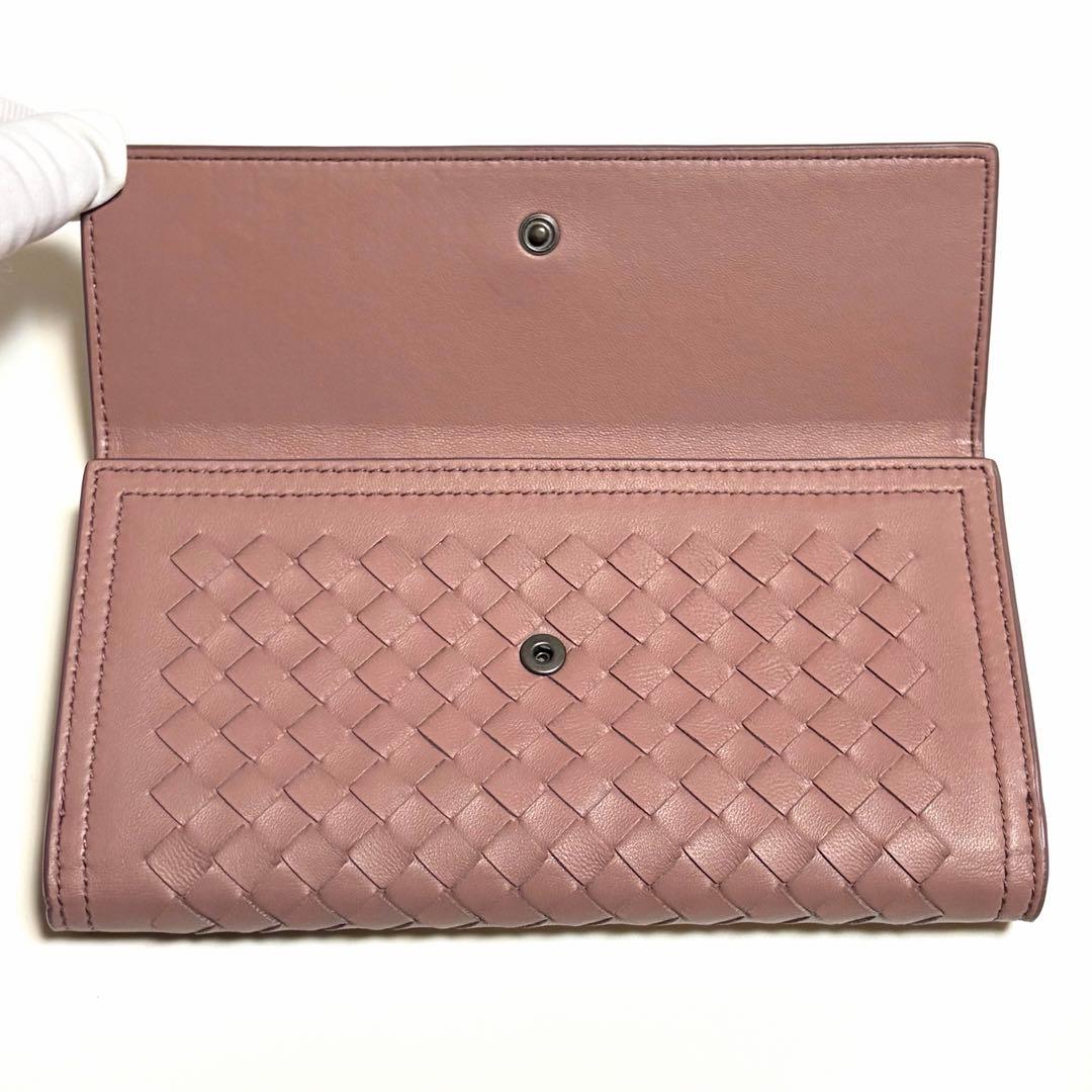 BOTTEGA VENETA 長財布 イントレチャート バタフライ 美品 未使用