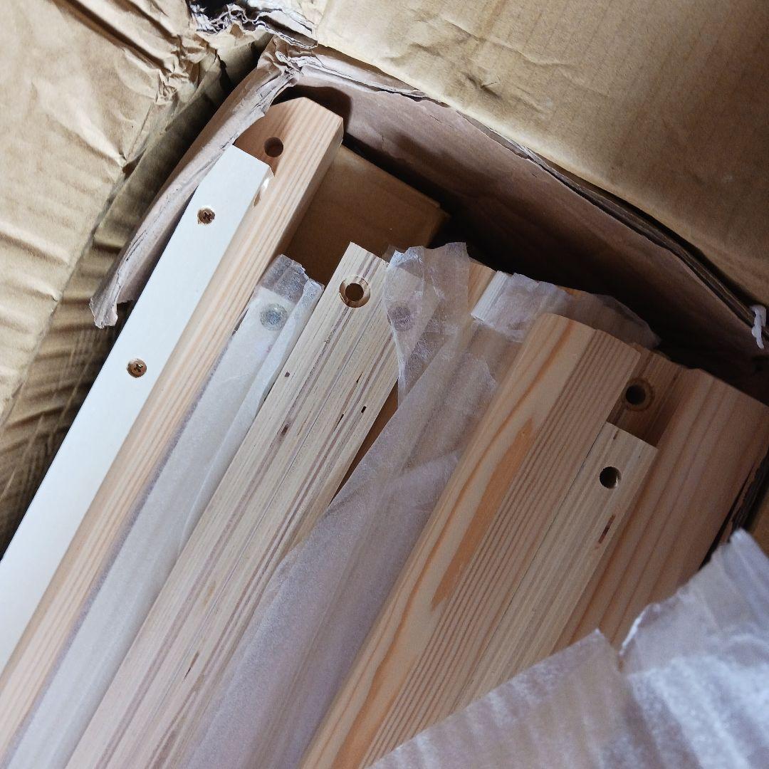 萩原 ベッド すのこベッド ベッドフレーム 敷布団 3段階高さ調整 つ172