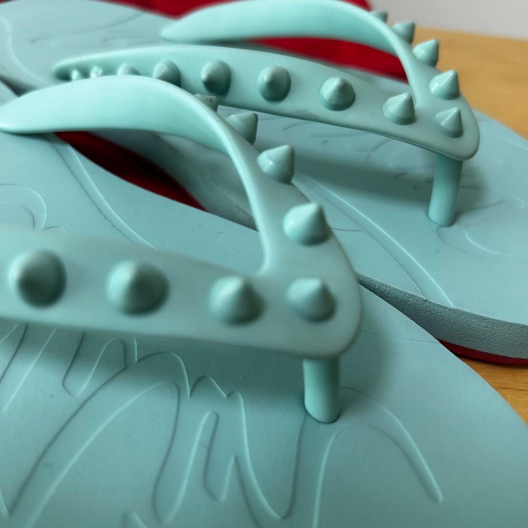 christian louboutin ルブタン ラバートングサンダル 35