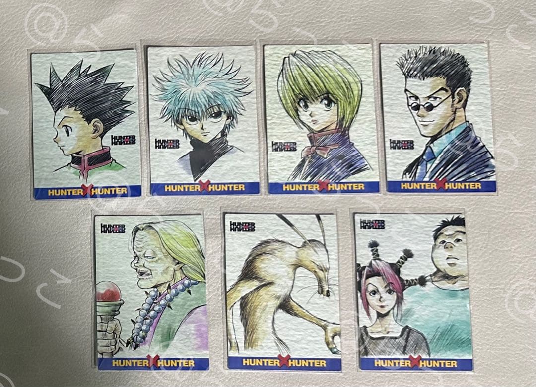 HUNTER×HUNTER カードダスマスターズ　7枚セット