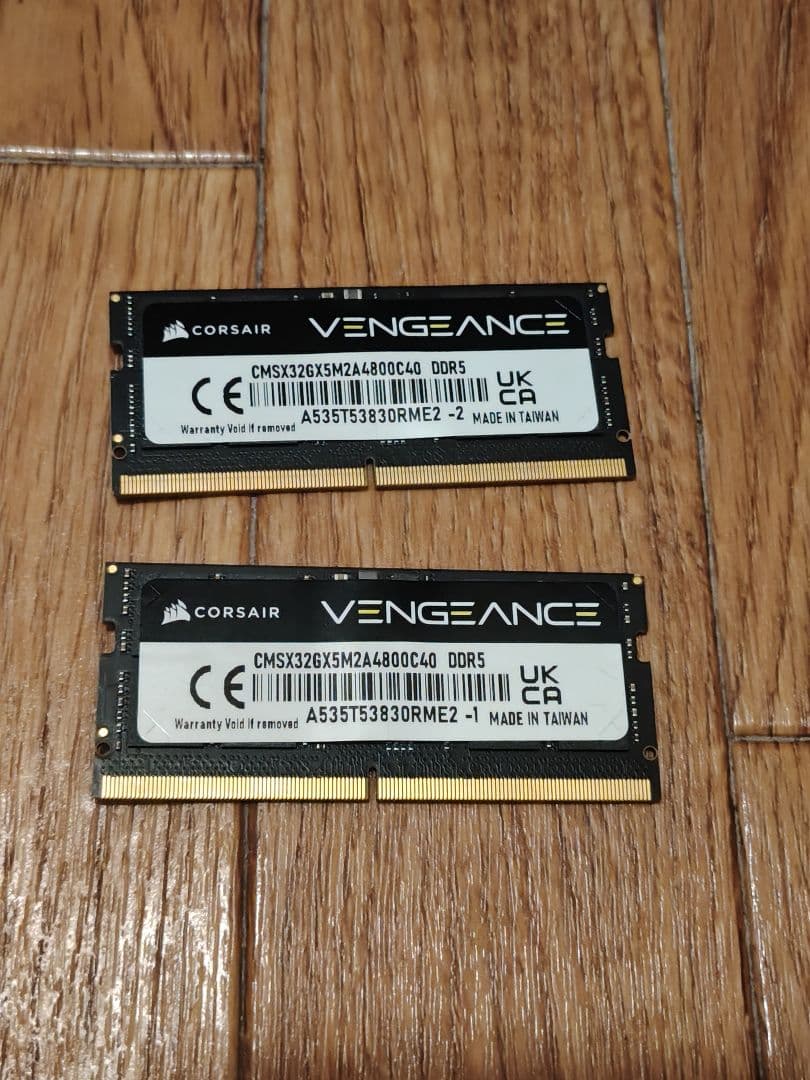 Corsair Vengeance DDR5 32GB（16GB×2）