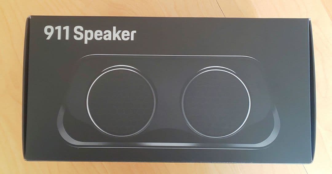 ポルシェ デザイン 純正 911 GT3speaker Black（新品未開封）