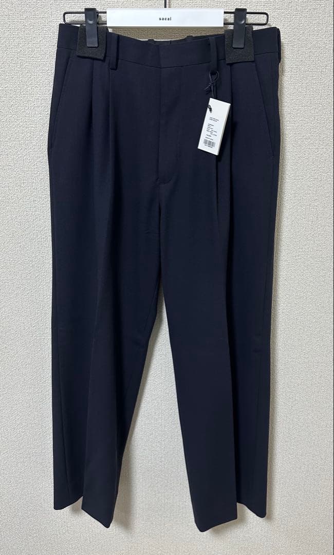 パンツ AURALEE HARD TWIST WOOL DOBBY SLACKS