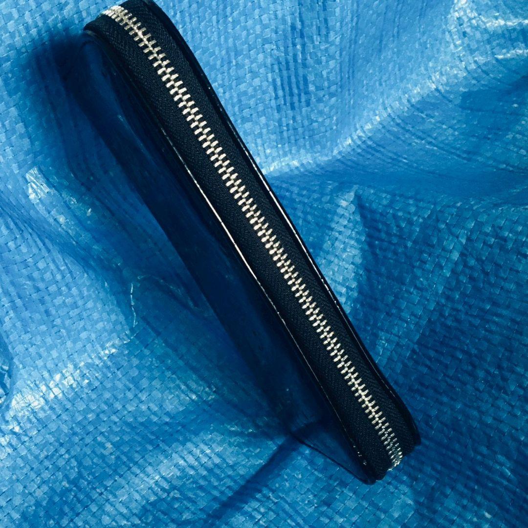 CUNE エナメル ブラック 長財布