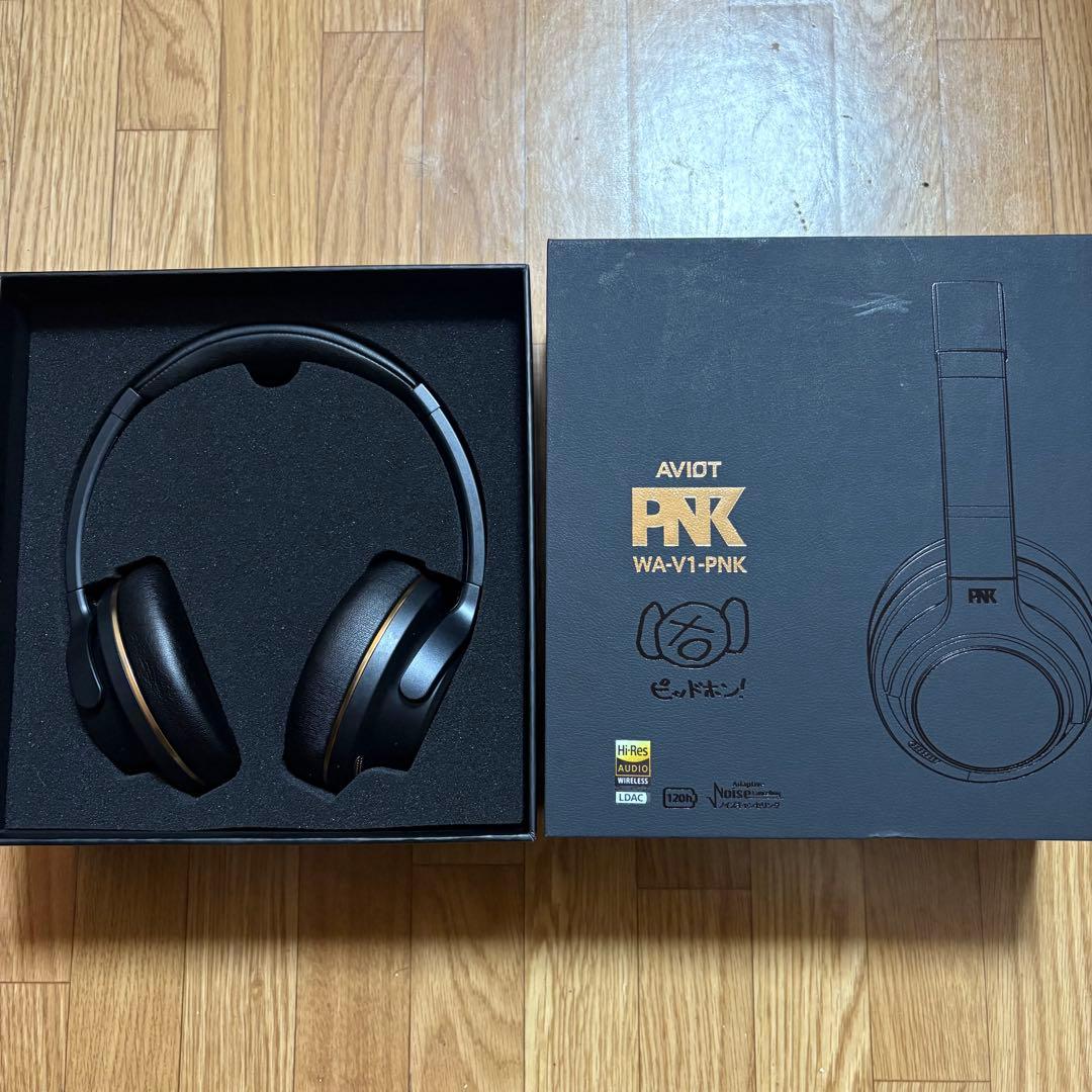 AVIOt WA-V1-PNK ワイヤレスヘッドホン(ほぼ新品)