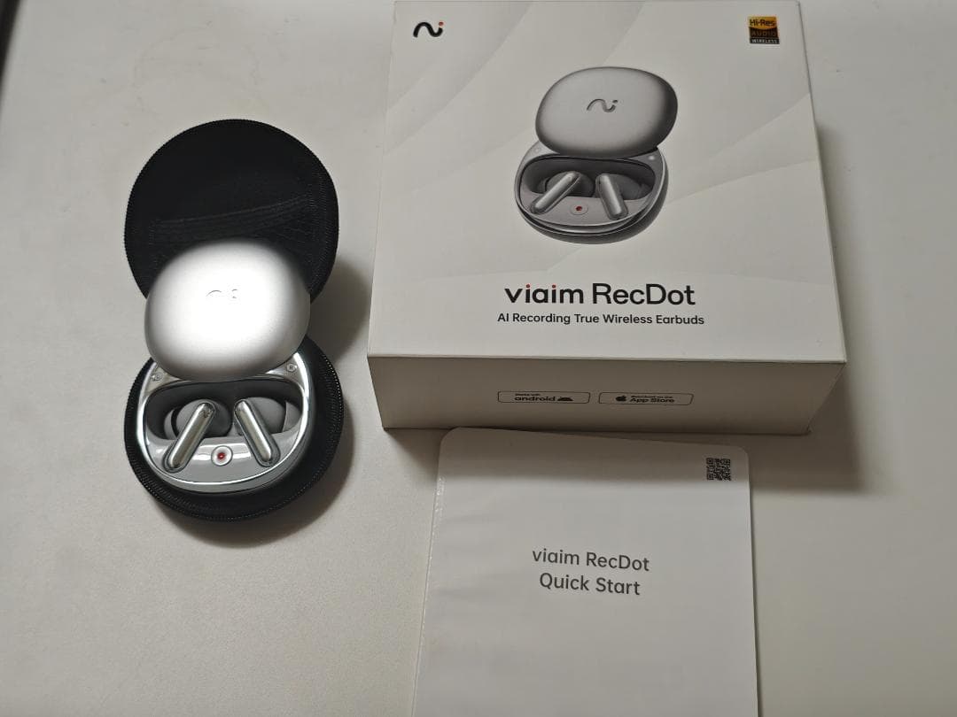 viaim RecDot ワイヤレスイヤホン