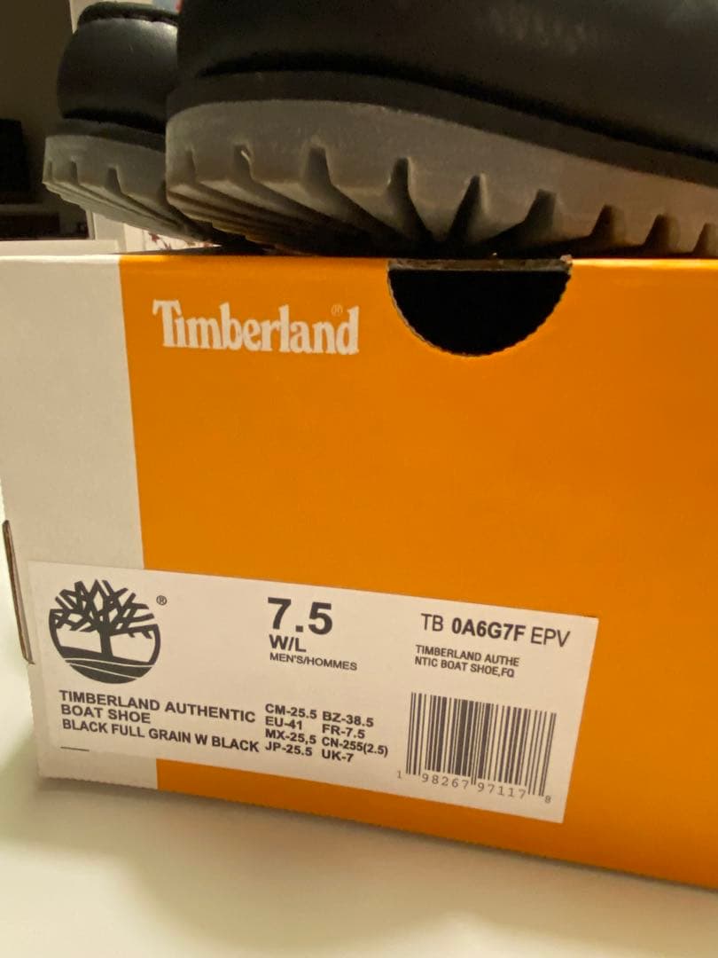 靴 Timberland authentic boat shoe 3eye