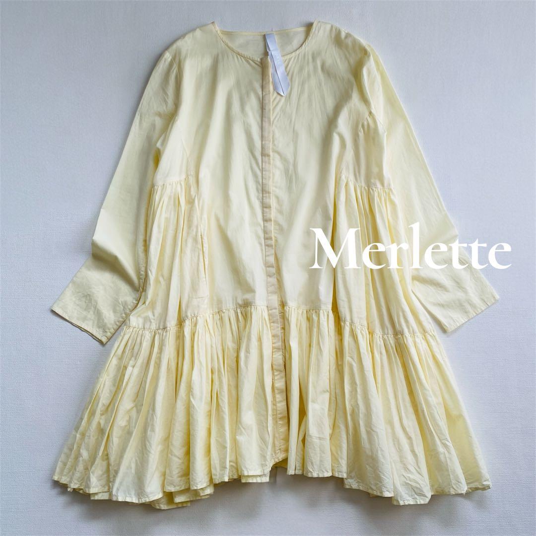 定価5万 希少カラー MERLETTE イエロー ワンピース マーレット