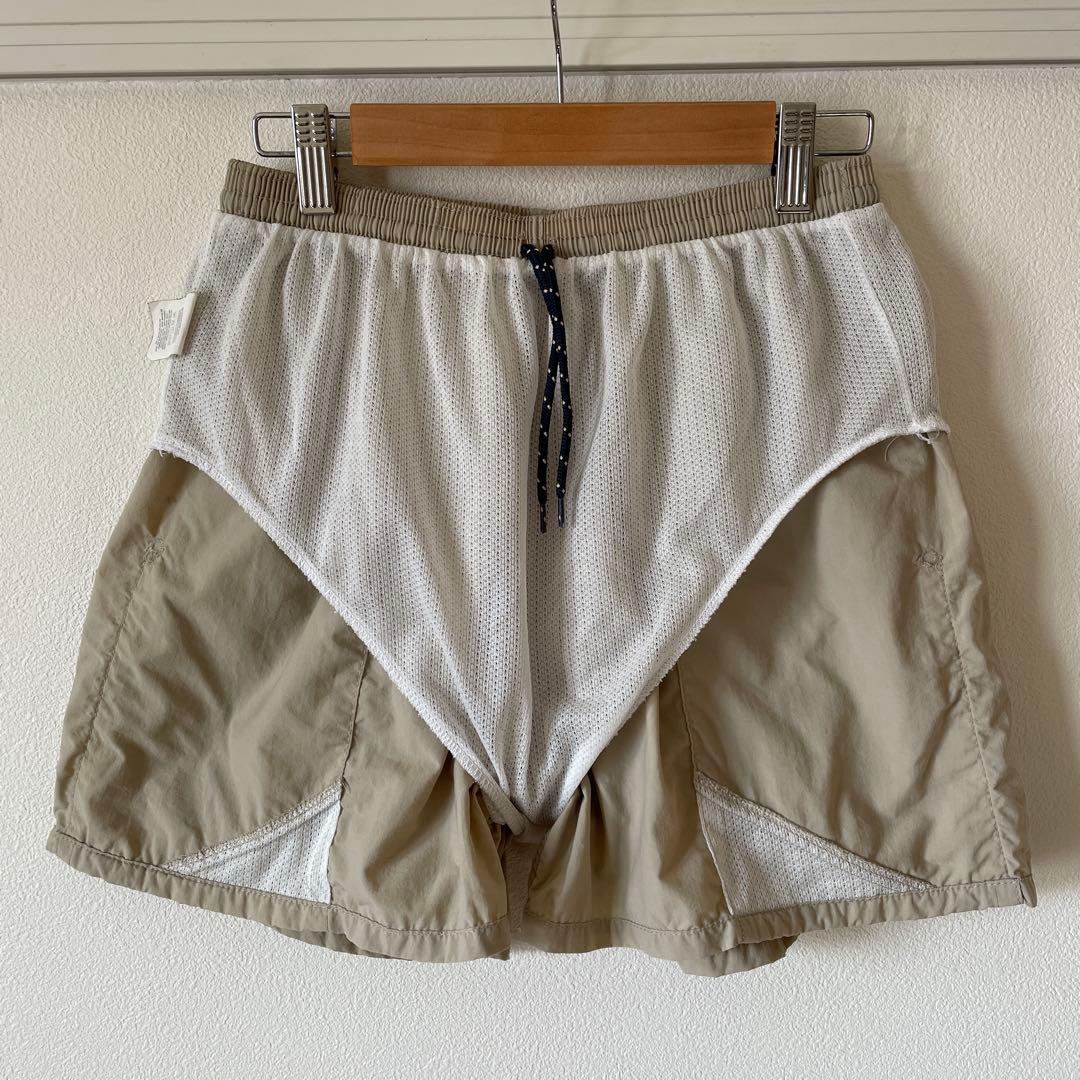 【希少】2001年 patagonia バギーズショーツ 5インチ ベージュ S