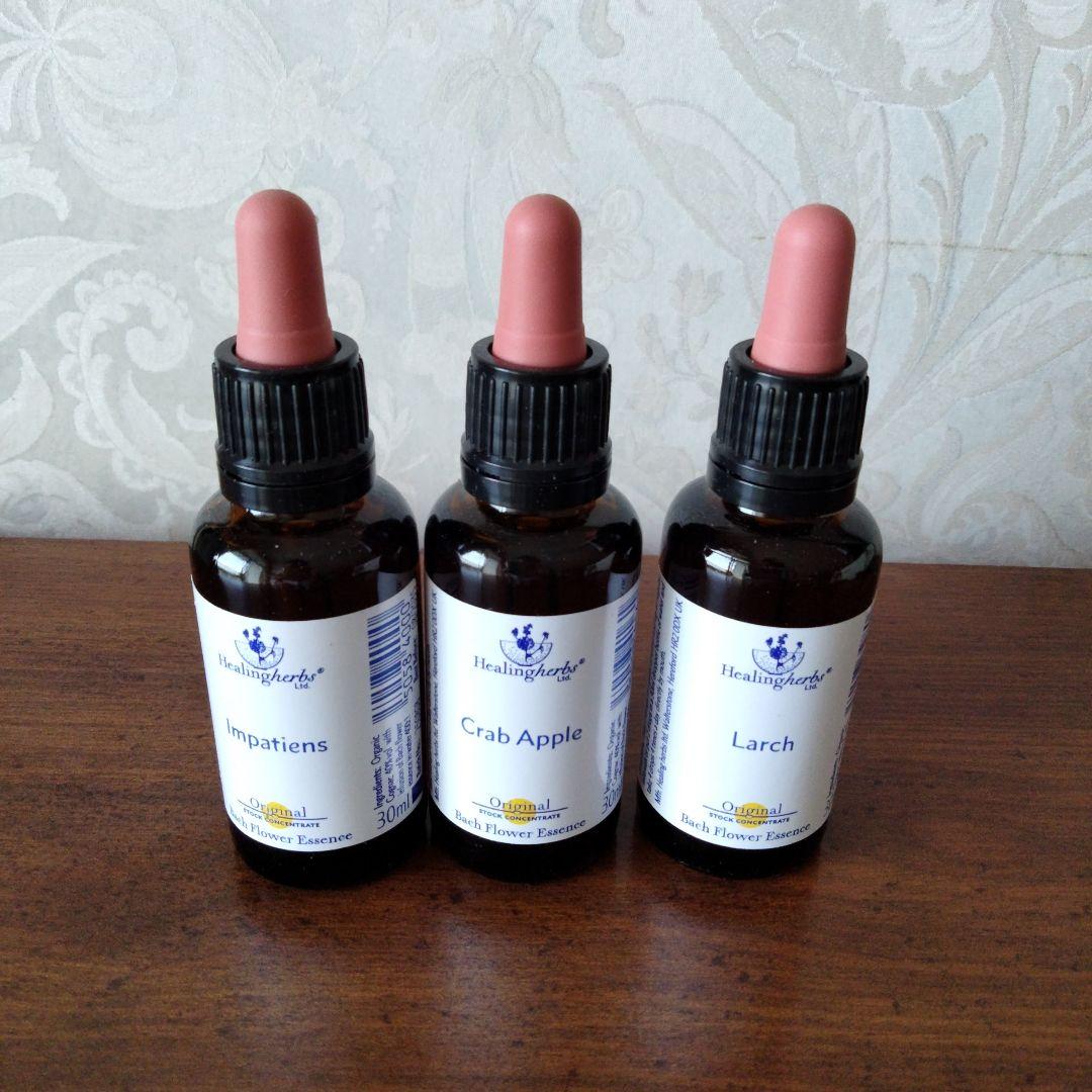 メルテンページ①インパチェンス②ラーチ③クラブアップル■ヒーリングハーブス