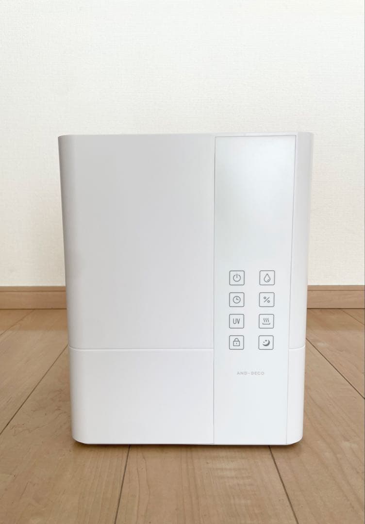 【美品/未使用に近い】モダンデコ UV除菌機能付きハイブリッド加湿器