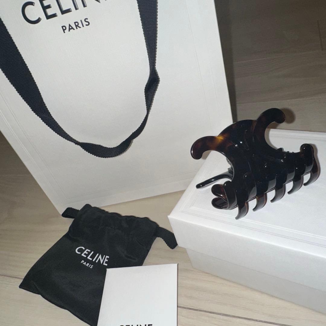 新品【CELINE 】ラージ ヘアクロー　ヘアクリップ