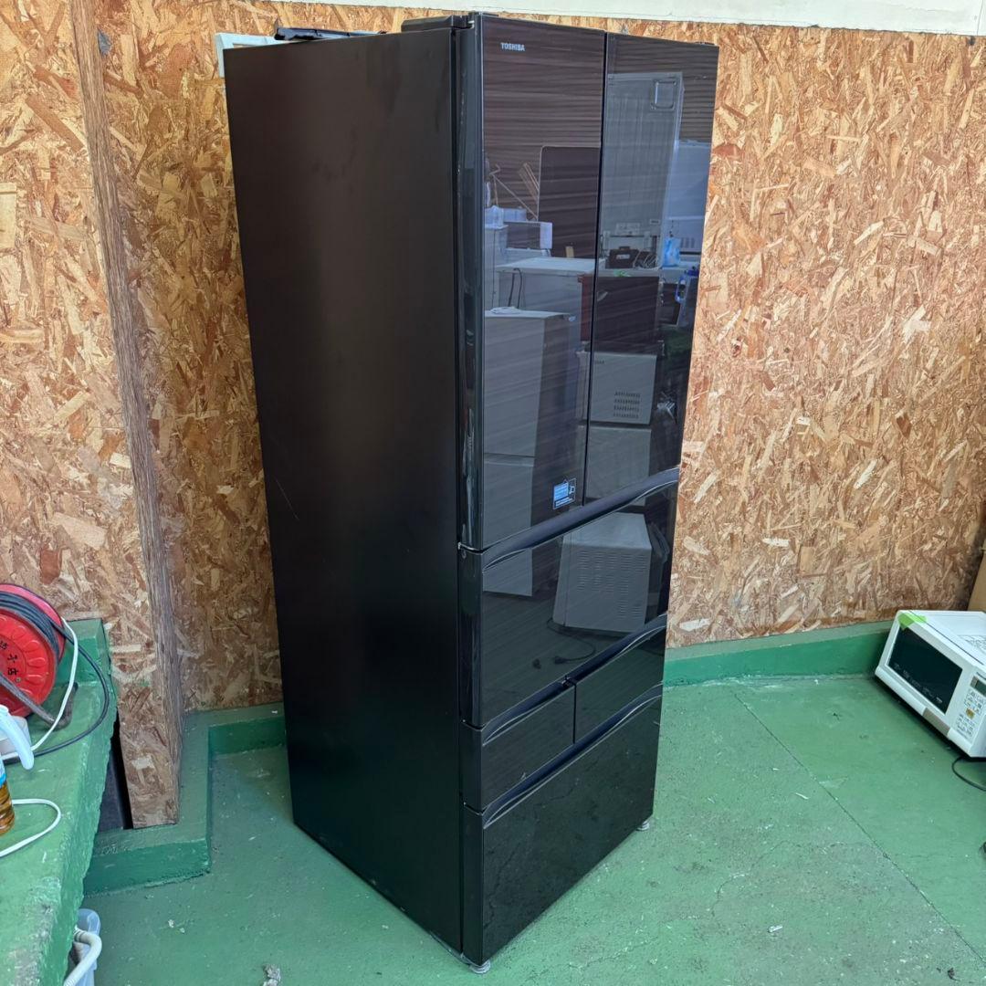 363 関東配送　冷蔵庫　大型　観音開き　6ドア　500Ｌ強　保証込　家庭向け