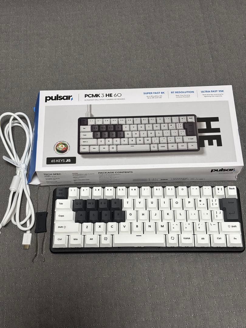 Pulsar PCMK3 HE 60 JIS キーボード 使用済み