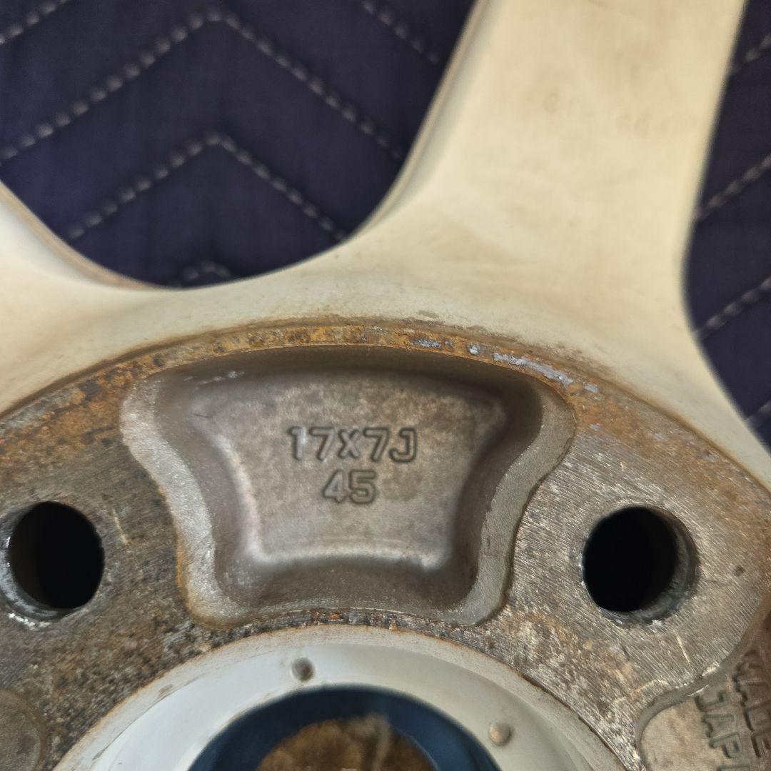 夢*界様 ヨコハマ AVS モデル6 ホワイト ホイール 2本 ドリケツに