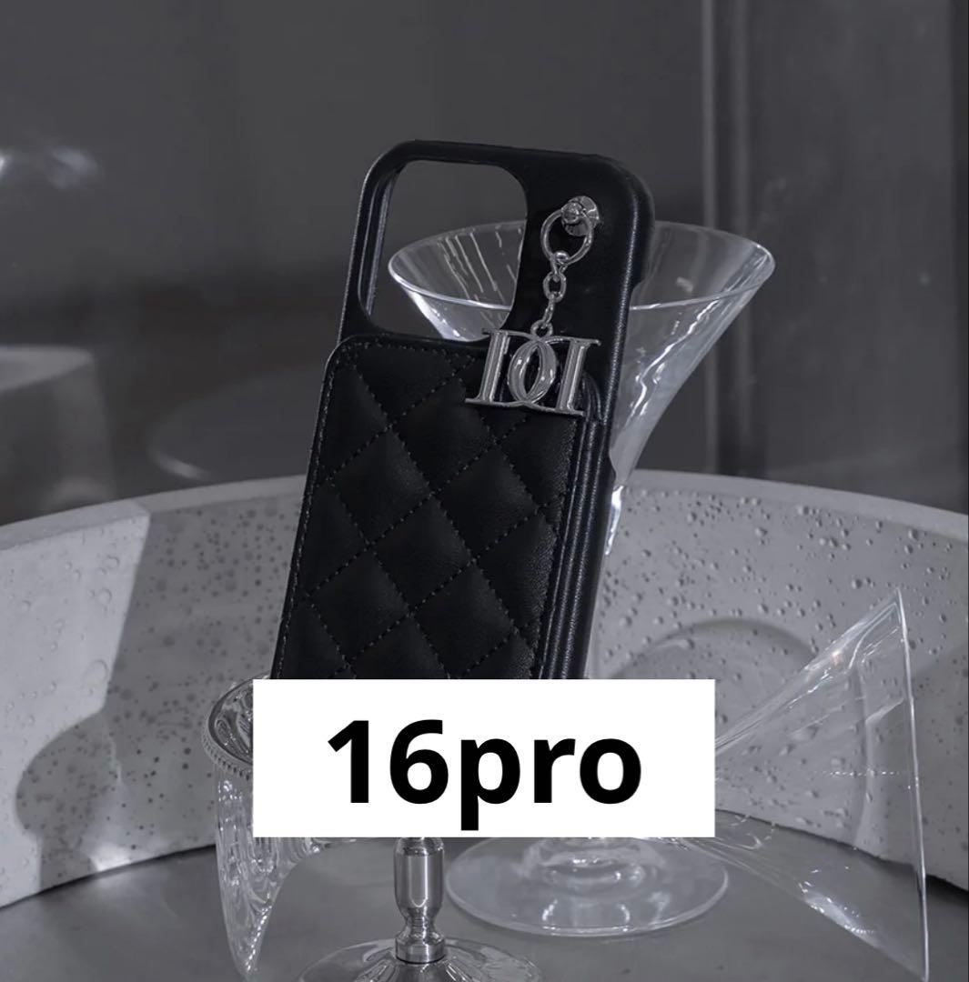 Darich キルティングミラーDDチャームiPhoneケース 16pro