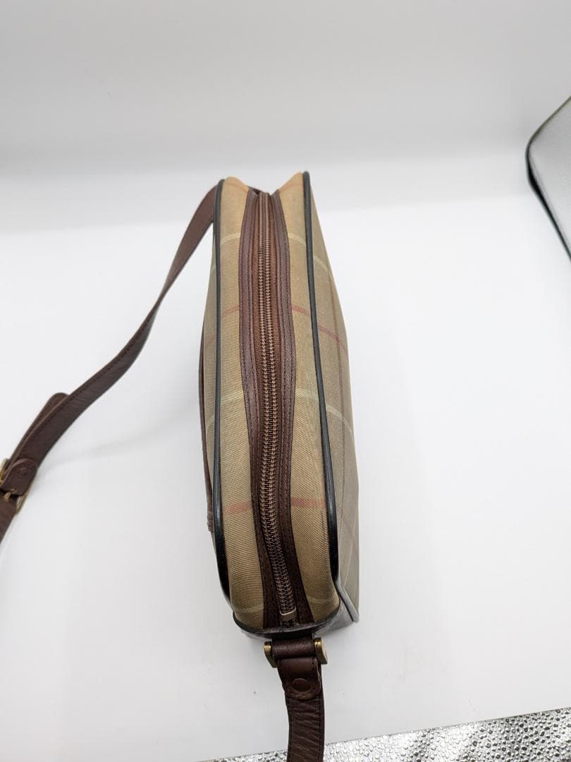 良品✨ バーバリー ショルダーバッグ キャンバス ベージュ 0LF