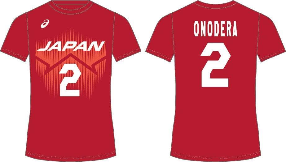 2023年 バレーボール男子日本代表 応援Tシャツ 小野寺太志