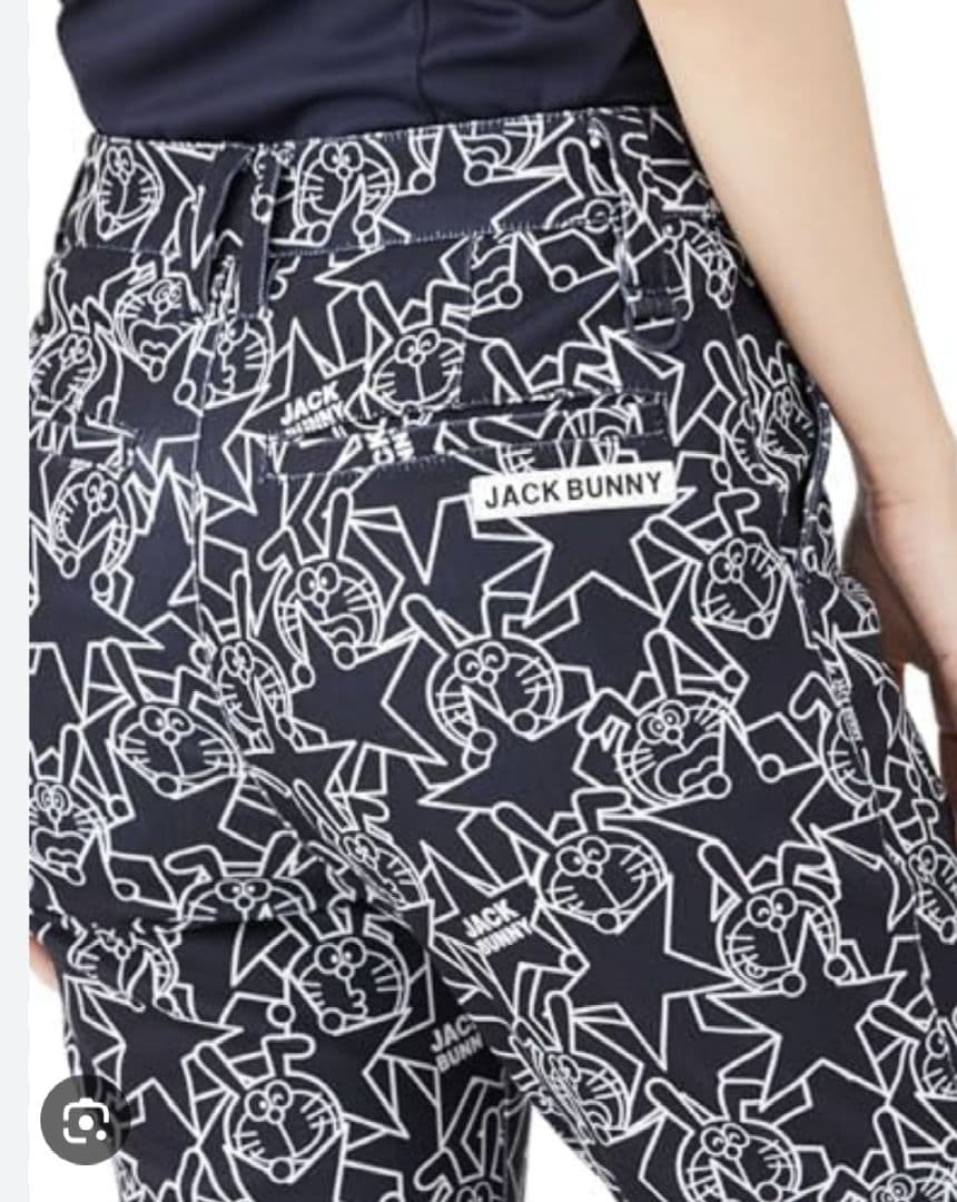 再再値下げ新品　ジャックバニー　パンツ0 裏起毛　紺ネイビー定価17600円秋冬