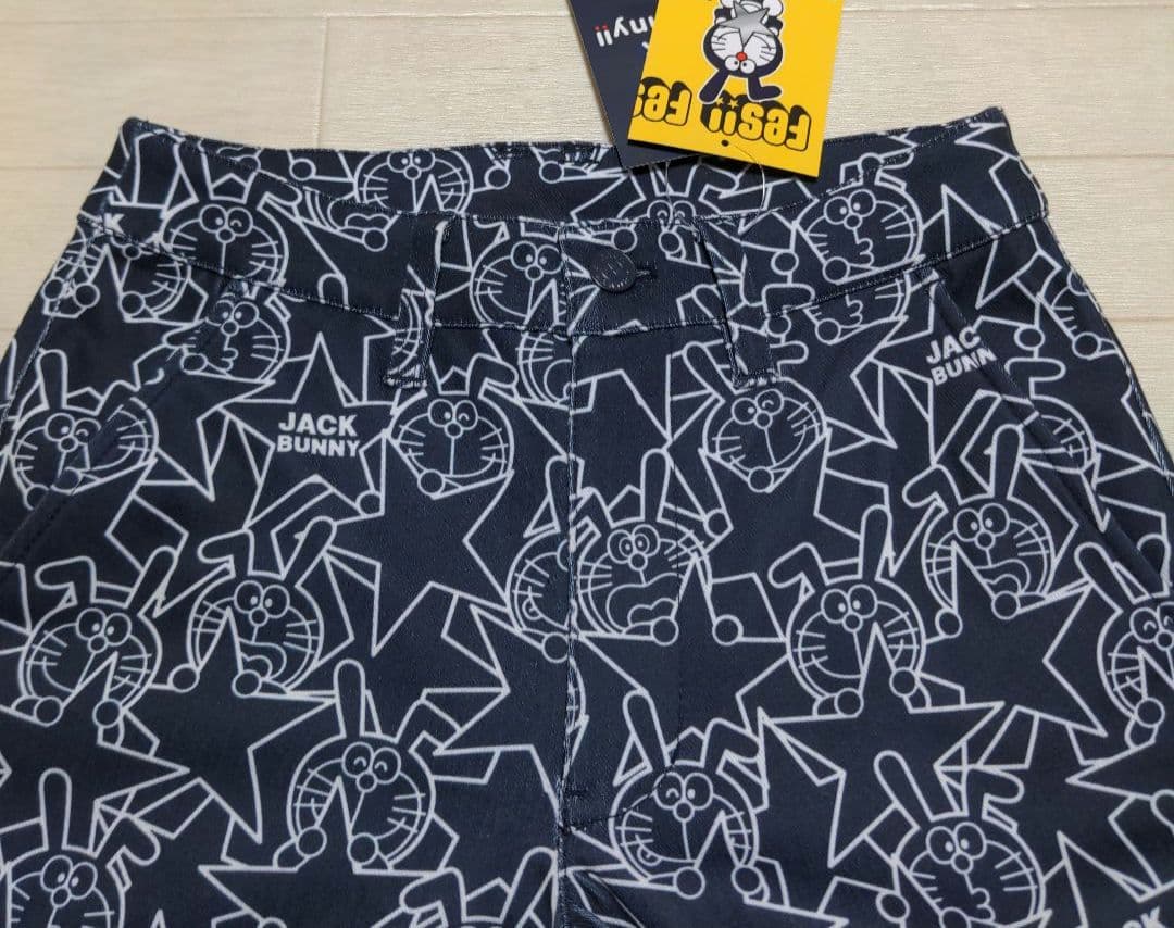 再再値下げ新品　ジャックバニー　パンツ0 裏起毛　紺ネイビー定価17600円秋冬