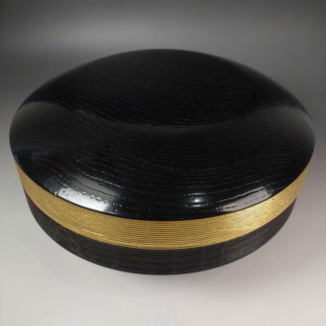 ア184 『塗師　久世宗春　作』『即中斎好　食籠　共箱』菓子器　茶道具