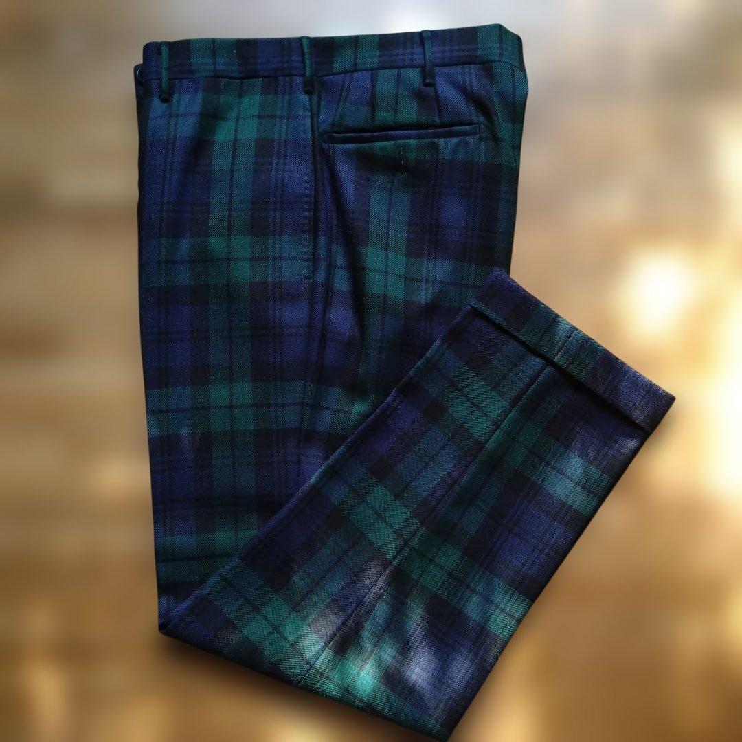 美品イタリア製 ロータROTA ブラックウォッチ サイズ50 シップス購入品