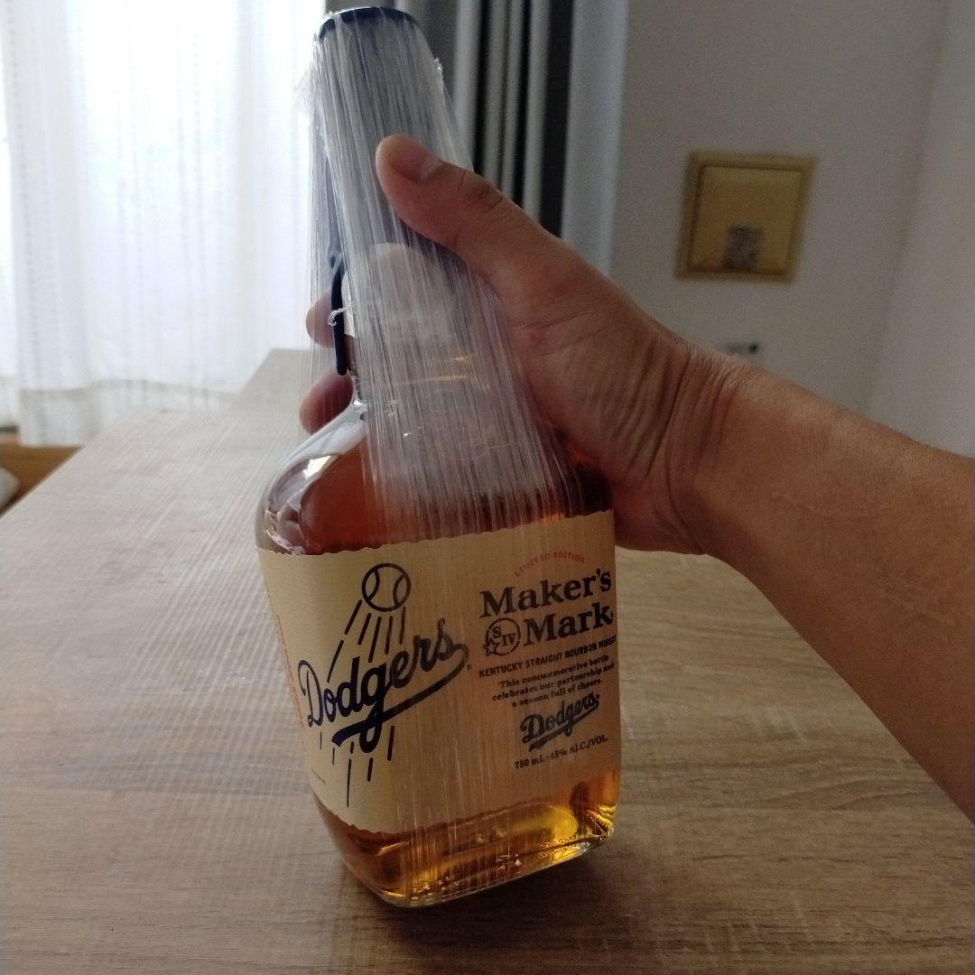 未開封品　Dodgers 限定版 Maker's Mark 750mL 45%