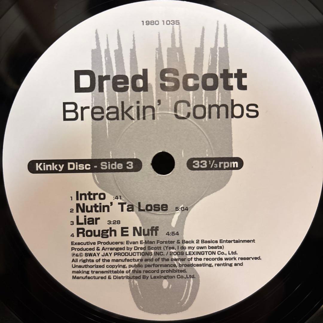 Dred Scott Breakin' Combs レコード ドレッド・スコット