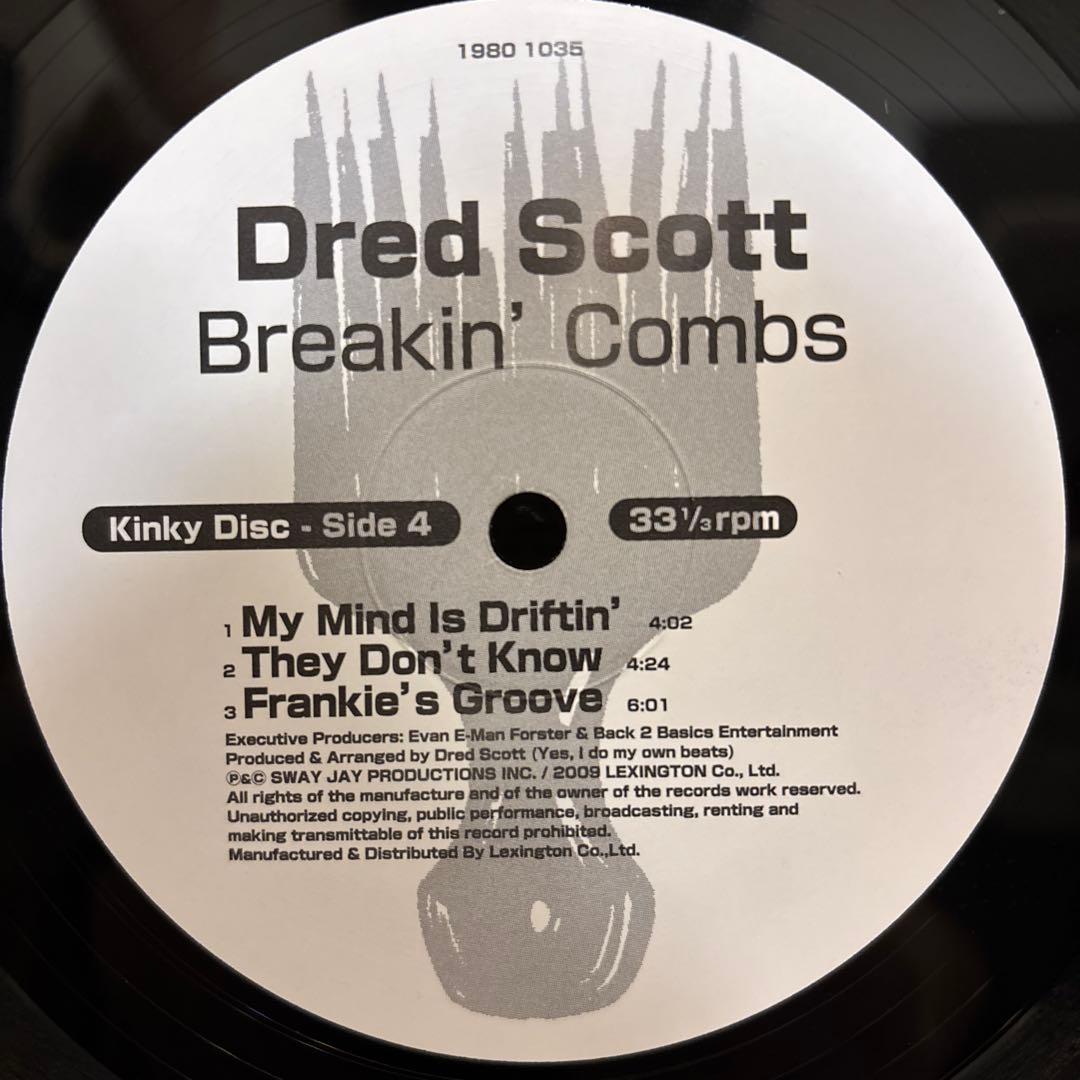 Dred Scott Breakin' Combs レコード ドレッド・スコット