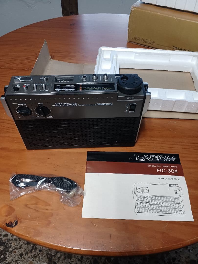 三菱ジーガム　jeagam トランジスタラジオ　73'　fic-304　大瀧詠一