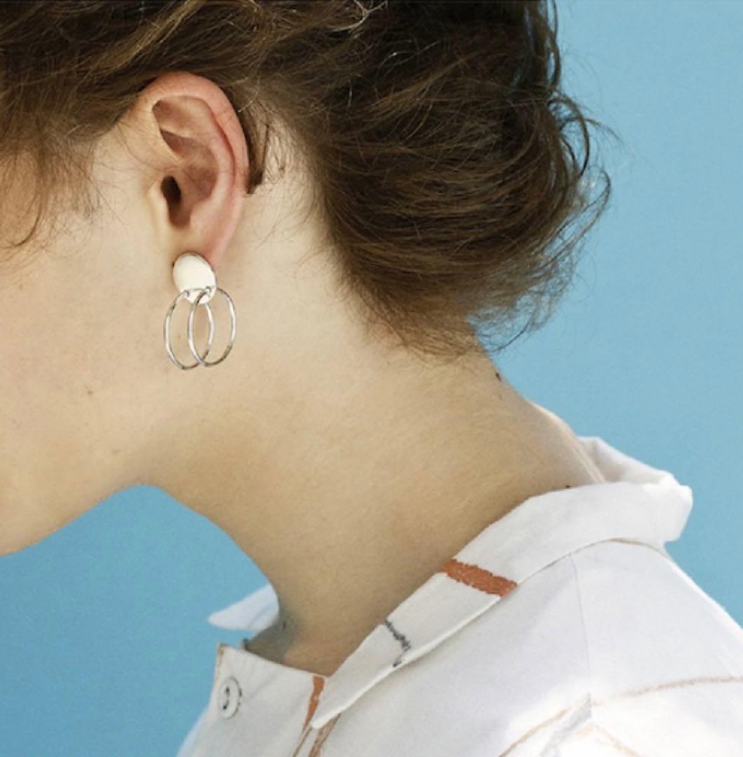 アクセサリー Born from Rock / Double Hoop Earring