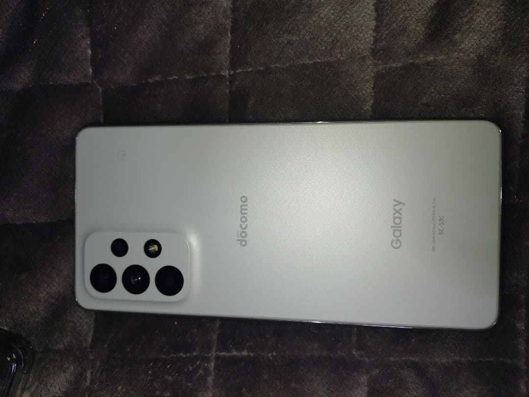 Galaxy a53 ホワイト docomo 美品 箱　取説　ピン sc-53c