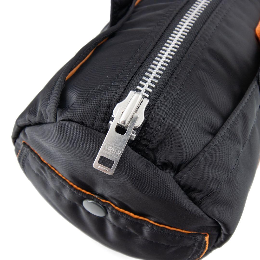 A013【未使用品】ポーター／タンカー　ミニボストンバッグ　ダッフル　ブラック