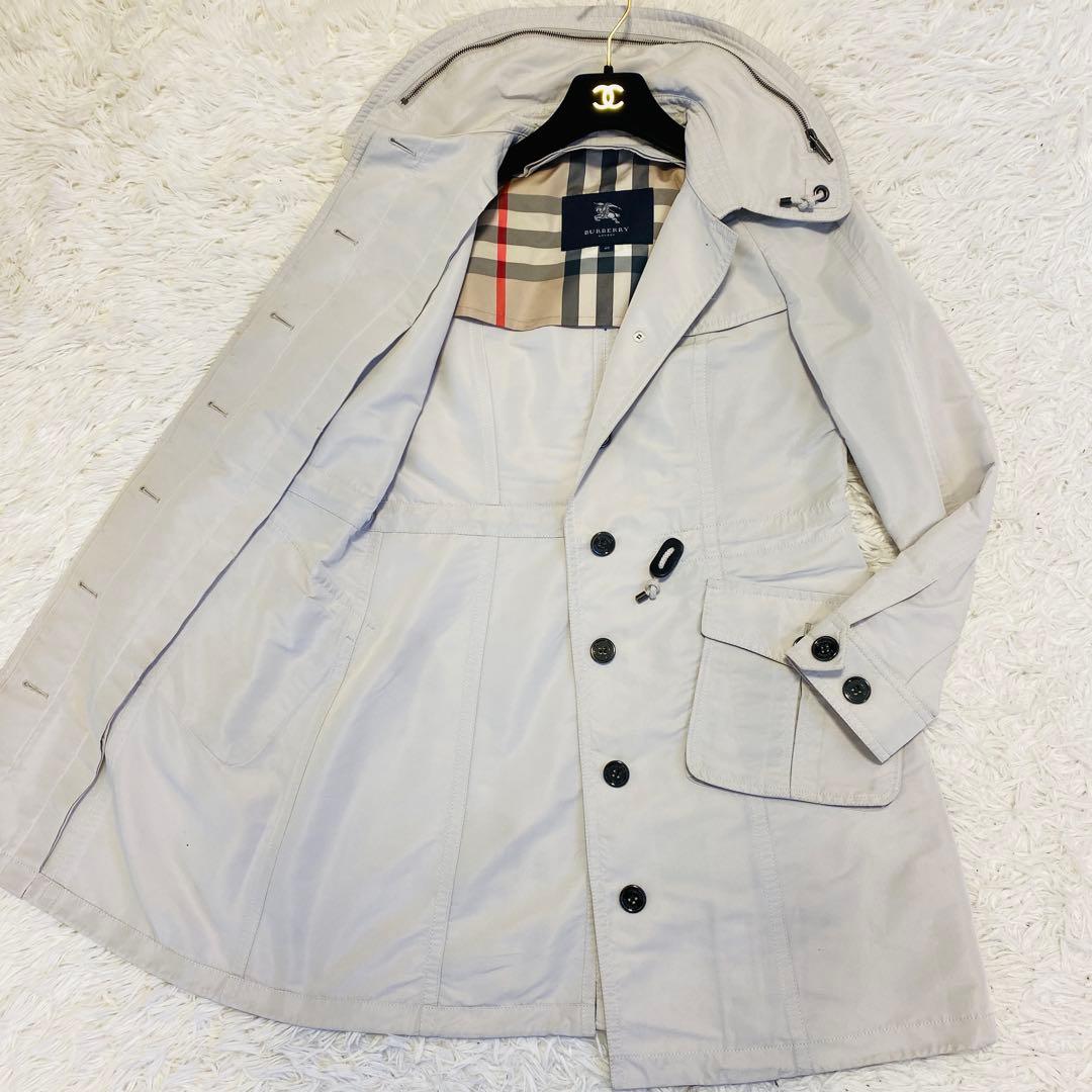 G*い様 【美品/希少L】BURBERRY LONDON モッズコート 2way