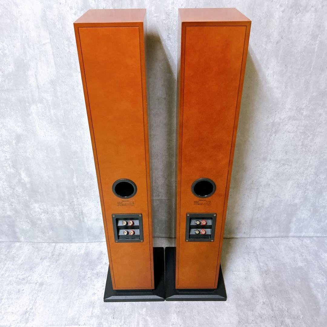 DENON デノン SC-T33SG トールボーイ　スピーカー ペア 木目