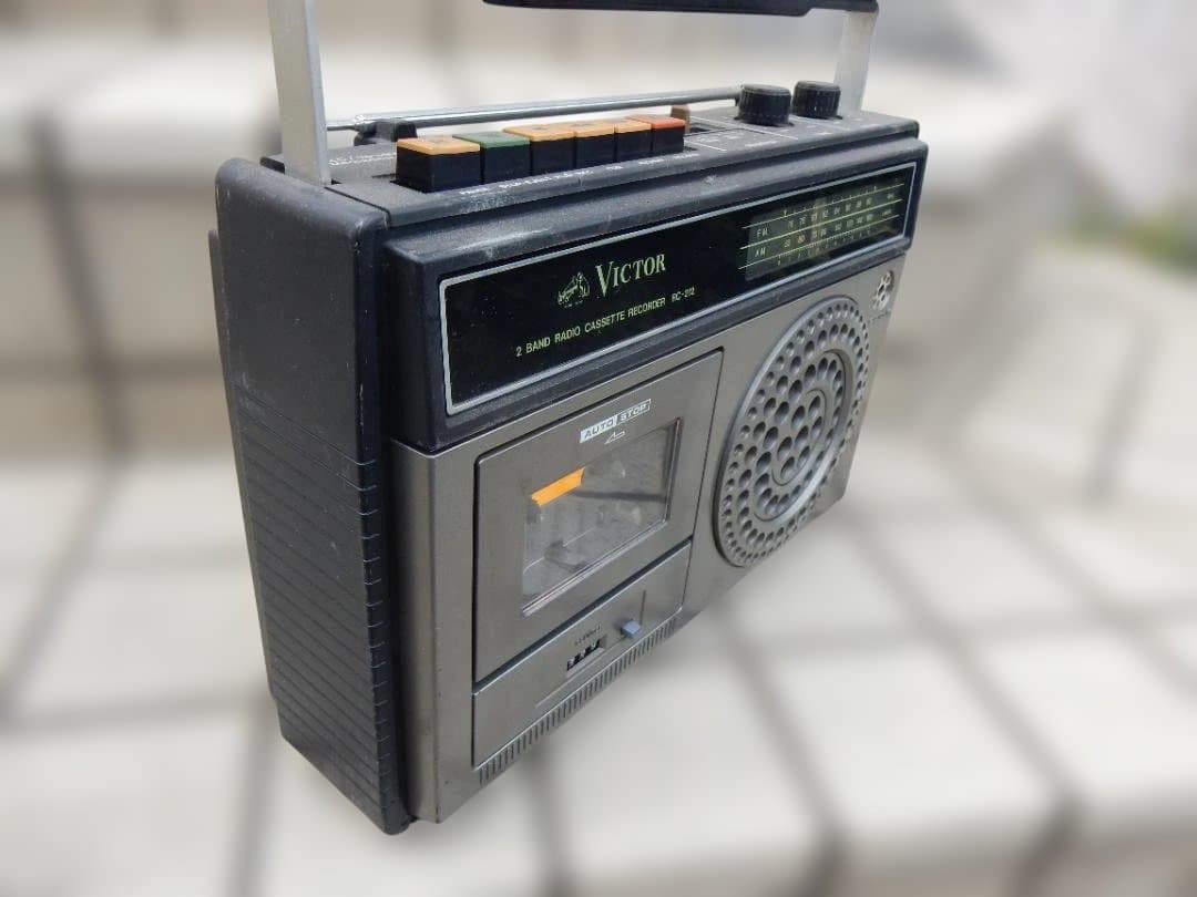 昭和レトロ ラジカセ３台ジャンク、RT-560 KR-2500 RC-212