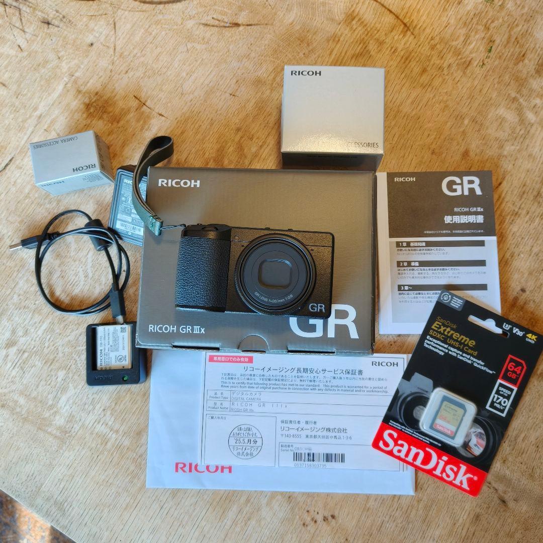 RICOH★美品 GR3x GRⅢx GRiiix 撮影枚数781回