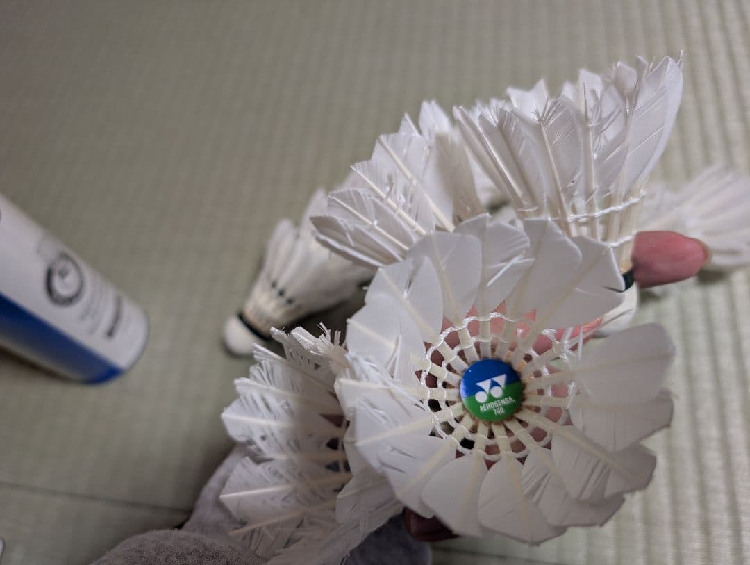 YONEX 羽根シャトル 1ダース 10個入り120こ　　中古